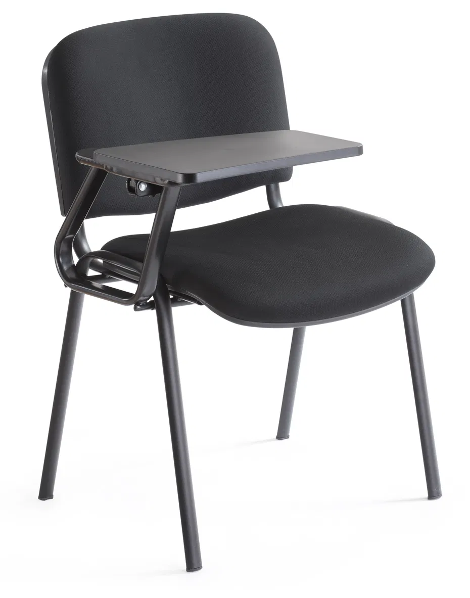 School Classroom Furniture Student Office Meeting Room Study Desk Training Chair with Writing Pad