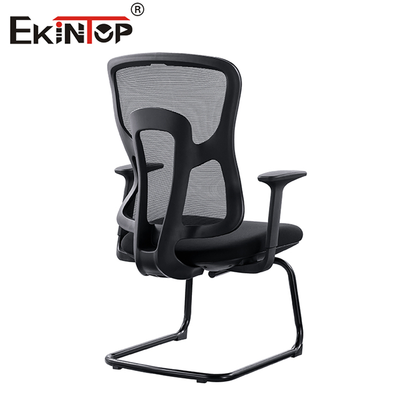 Ekintop Mesh Boardroom Meeting Room Office Chair Without Wheels