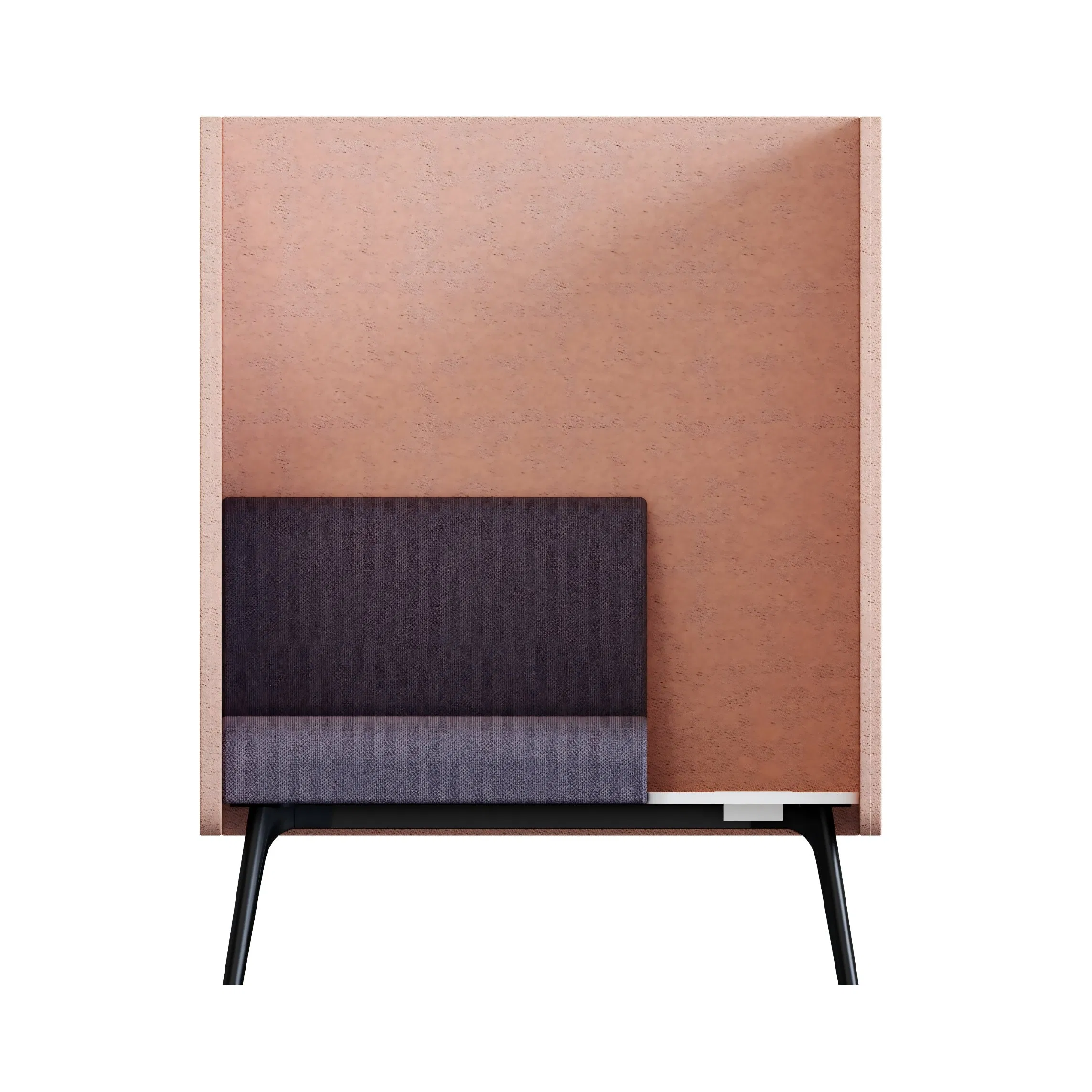 Modern High Back Sofa Protect Privacy Office Booth Seating 2 Seater Moveable Workstations High Back Sofa