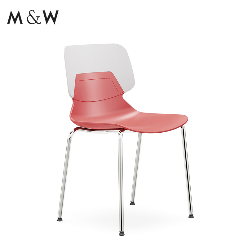 M&W Training Stackable Black Meeting Room Modern Conference Best Office Visitor Boardroom Chairs