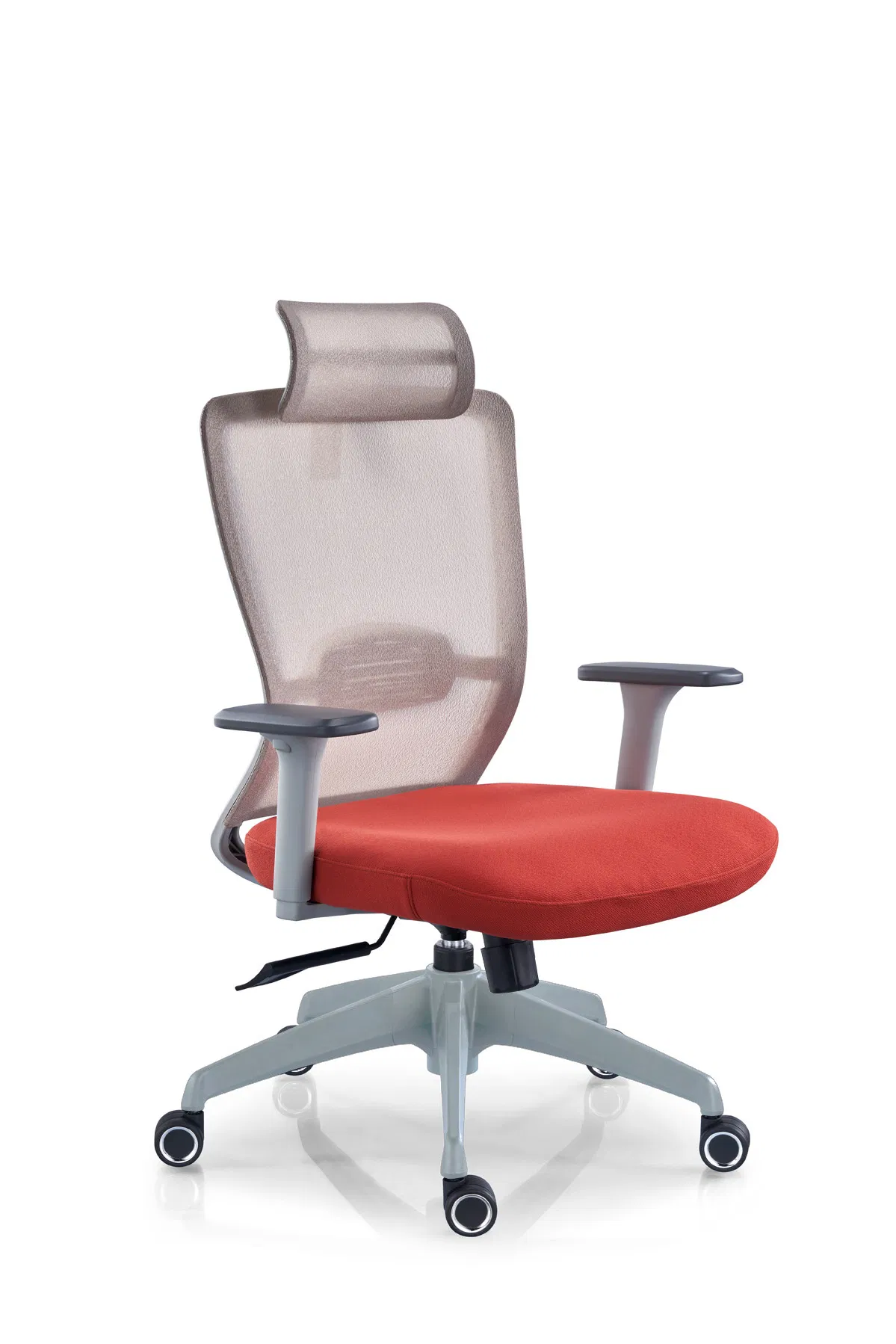 Sleek Executive Furniture Staff Task Computer Swivel Fabric Mesh Office Chair with Adjustable Footrest