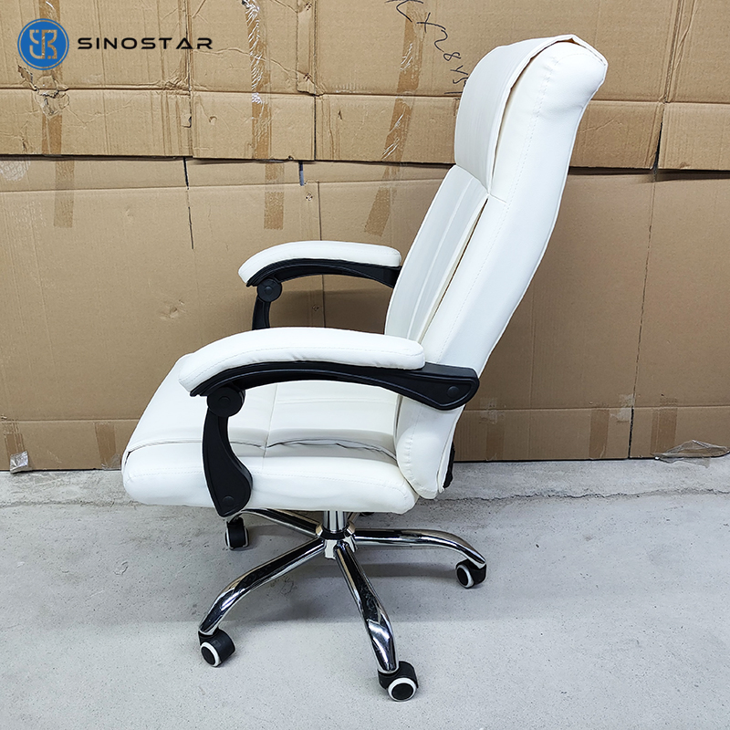 Executive Office Seating with High-Back Design and Multiple Adjustment Functions