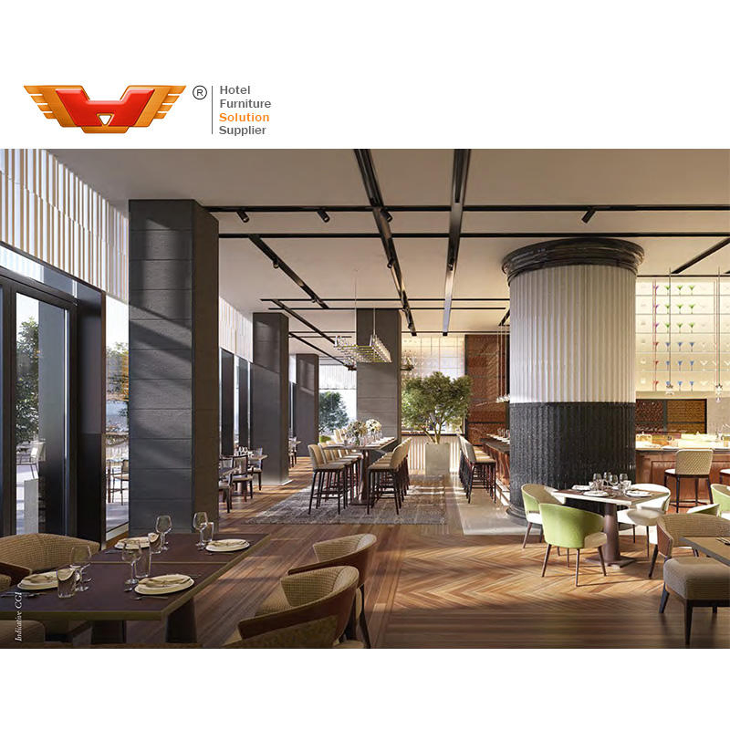 One-Stop Hyatt Hotel Room Rroject Set Customization Service Luxury Villa Hotel Project Whole House 3D Interior Design Solution