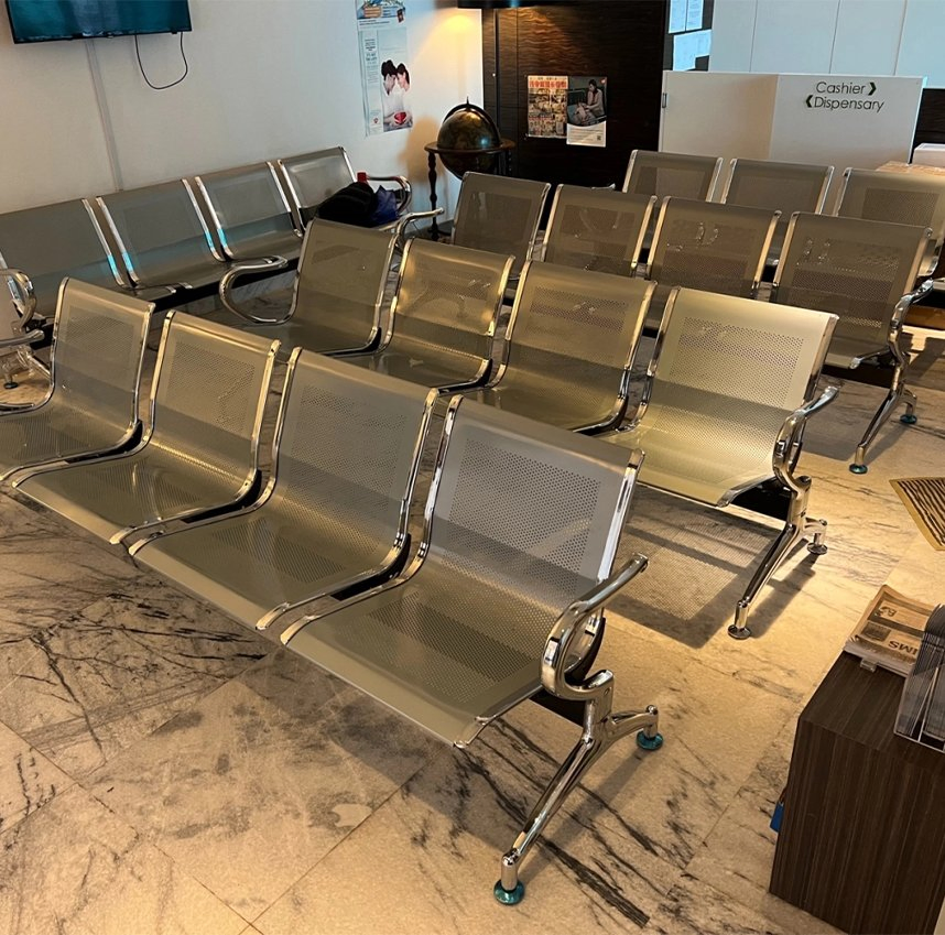 Hospital Airport Sofa Lounge Seating Bench Waiting Room Area PU 3 4 5 Seat Row Link Chairs