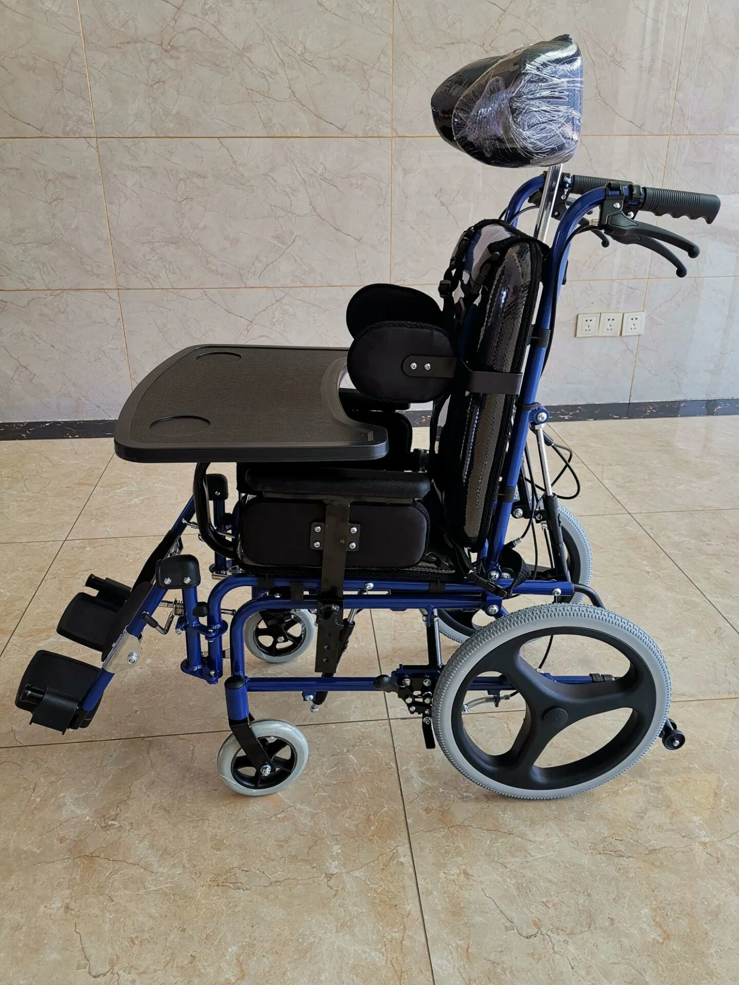 Brother Medical Lightweight Aluminum Manual Cerebral Palsy Wheelchair for Children