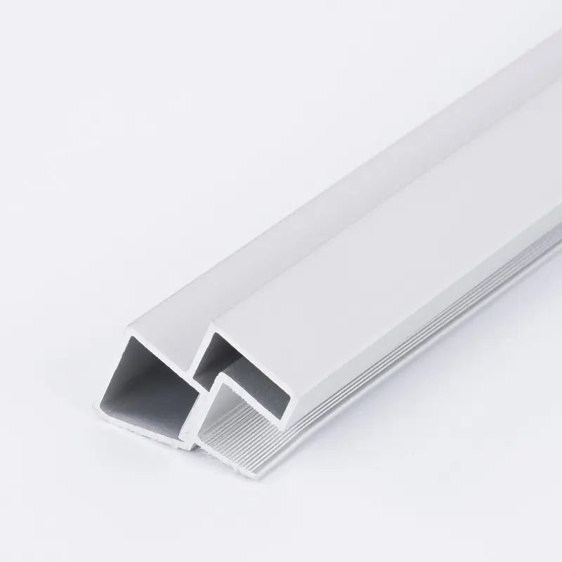 Custom sliding door system profiles for wardrobe in 6063-T5 alloy with clear anodize Quotes, Products
