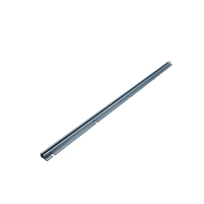 High-Quality Aluminum extrusion rails-stamping part in 6063-T5 alloy with natural anodizing Manufacturer, Factory