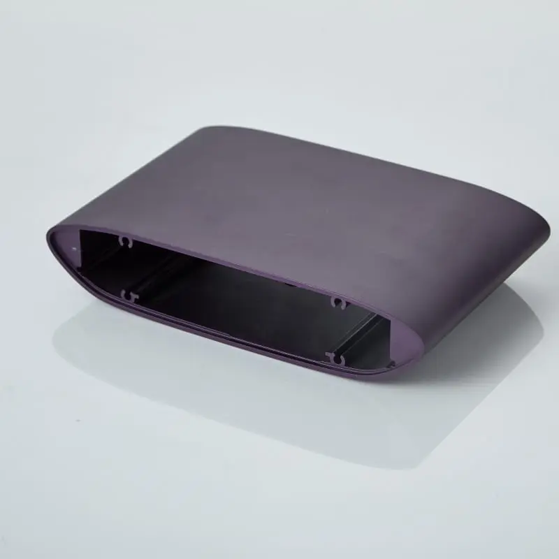 ODM Aluminum CNC case for house-hold laser printer in 6063-T5 alloy with sandblasting & purple anodizing Manufacturers, Products