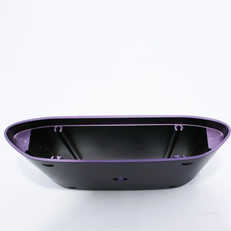 ODM Aluminum CNC case for house-hold laser printer in 6063-T5 alloy with sandblasting & purple anodizing Manufacturers, Products
