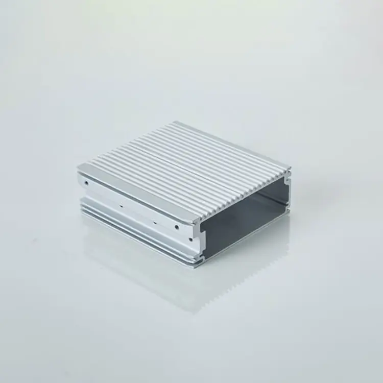 OEM 6063-T5 Matt Silver Aluminum Heat sink Case Customized for Active Noise Cancellation And Automotive Acoustic System Pricelist, Quotes