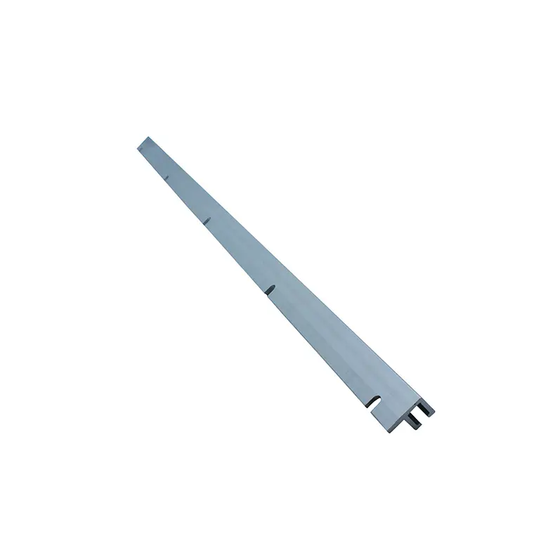 High-Quality Aluminum extrusion rails-stamping part in 6063-T5 alloy with natural anodizing Manufacturer, Factory
