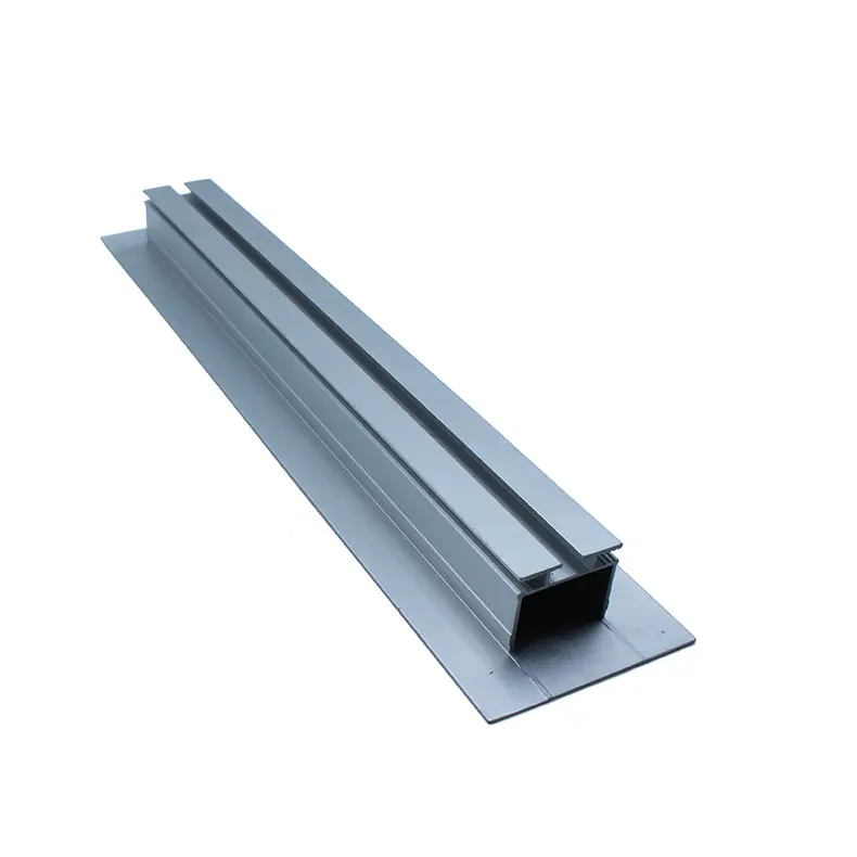 OEM Aluminum frames for kitchen cabinet door in 6063_T5 alloy with wings and brush & anodize finish Supplier, Factories