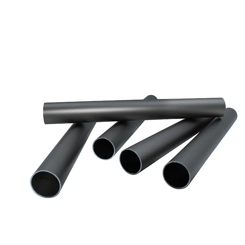 ODM Aluminum tubes in 6063_T5 alloy with sky grey anodize Manufacturer, Supplier