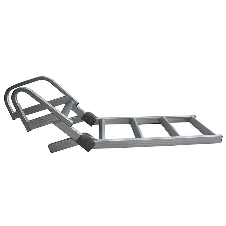 Custom Aluminum swimming pool ladder in high strength 6063-T6 alloy with natural anodize Manufacturers, Pricelist