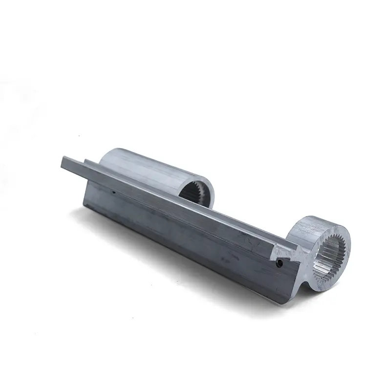 High-Quality High-End aluminum hinge for hydraulic gate closer- extrusion profile in 6061-T6 Alloy with silver anodize Manufacturer, Product