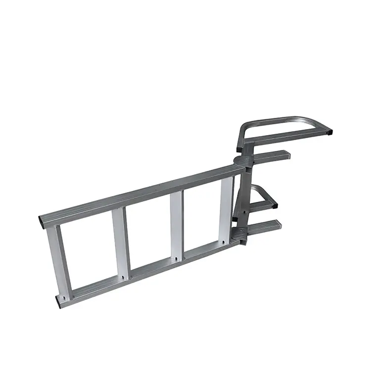 Custom Aluminum swimming pool ladder in high strength 6063-T6 alloy with natural anodize Manufacturers, Pricelist