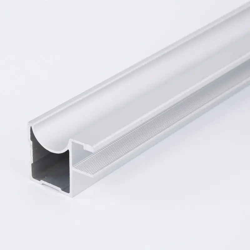 Custom sliding door system profiles for wardrobe in 6063-T5 alloy with clear anodize Quotes, Products