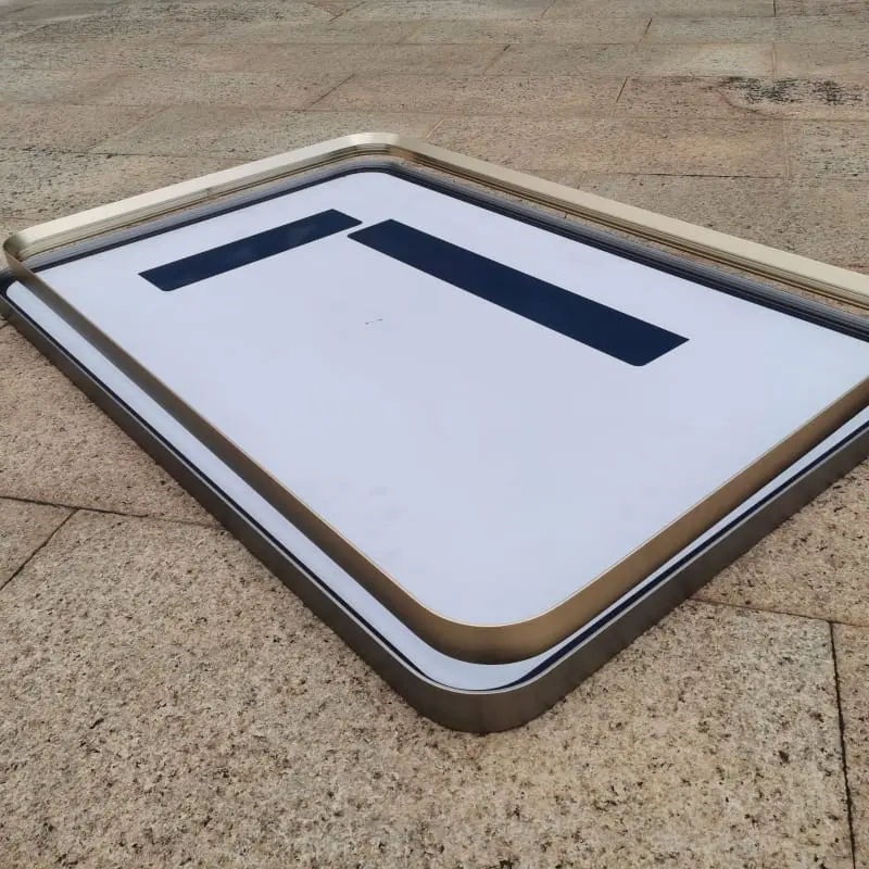 OEM Aluminum frame for mirror in 6063-T5 alloy with multiple anodizing colors Factory, Products