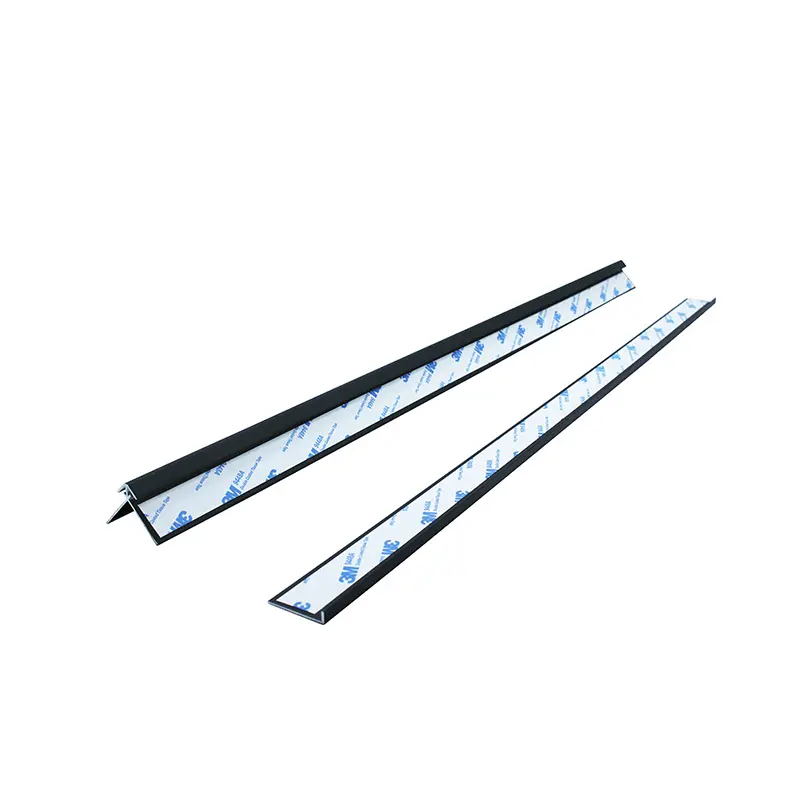 Custom Aluminum corner profiles with 3M tape for wood floor board extrusions in 6063-T5 alloy with anodizing Suppliers, Quotes