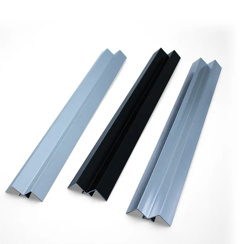 OEM Aluminum corner profiles for wood floor board extrusions in 6063-T5 alloy with anodizing Manufacturers, Product