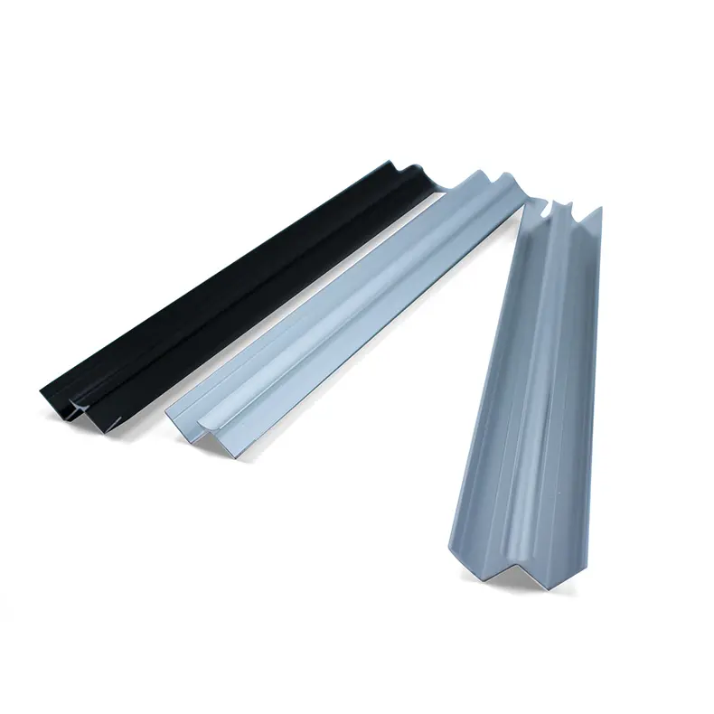 OEM Aluminum corner profiles for wood floor board extrusions in 6063-T5 alloy with anodizing Manufacturers, Product