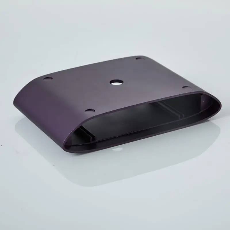 ODM Aluminum CNC case for house-hold laser printer in 6063-T5 alloy with sandblasting & purple anodizing Manufacturers, Products