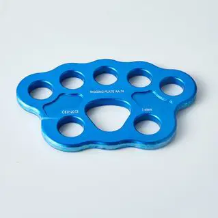 OEM Rope connector-Aluminum climbing accessories in 7075 alloy with blue anodize Factories, Quotes