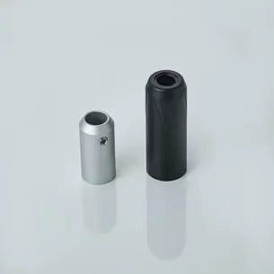 Custom Glass door connector-cnc machining parts in 6063-T5 alloy with sandblast & clear anodize Quotes, Products