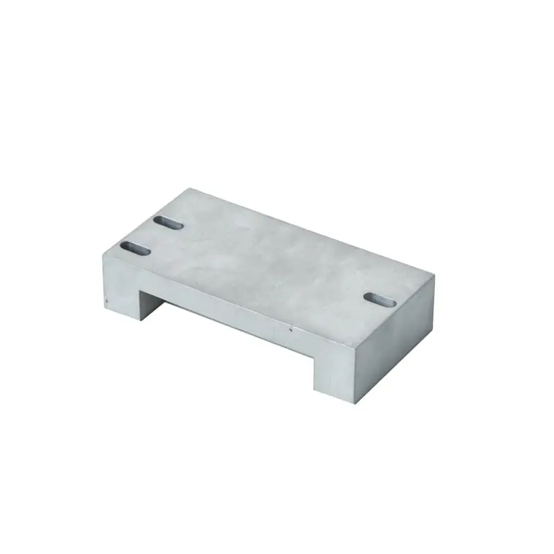 Custom Aluminum CNC part part in 6063-T6 alloy with sandblasted & statin anodized (clear anodize) Manufacturers, Supplier
