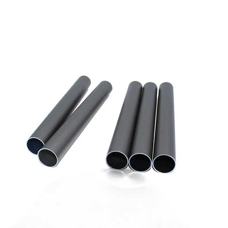 ODM Aluminum tubes in 6063_T5 alloy with sky grey anodize Manufacturer, Supplier
