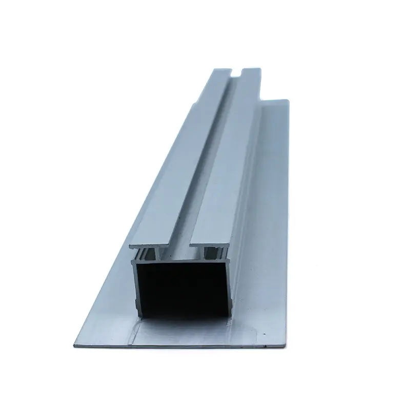 OEM Aluminum frames for kitchen cabinet door in 6063_T5 alloy with wings and brush & anodize finish Supplier, Factories