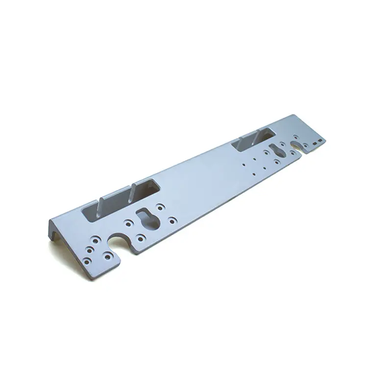 ODM Aluminum part (hanging kit closing type) for metro train door- CNC machining part in 6063-T6 Alloy with glass sand blasting and clear anodize Suppliers, Pricelist