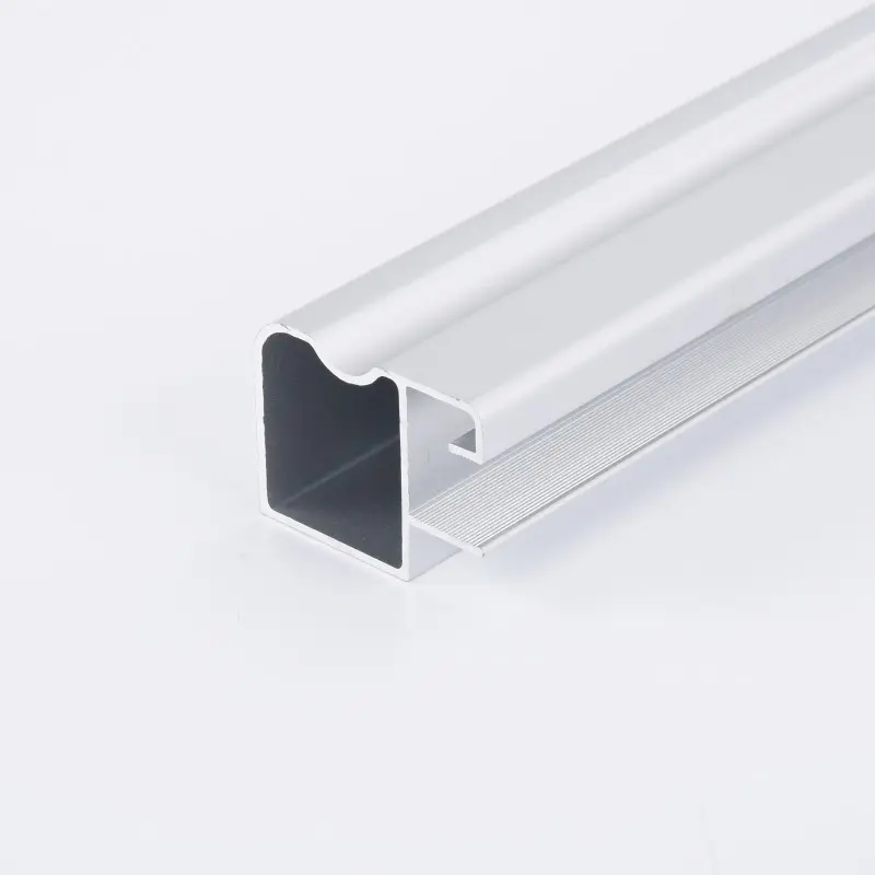 Custom sliding door system profiles for wardrobe in 6063-T5 alloy with clear anodize Quotes, Products