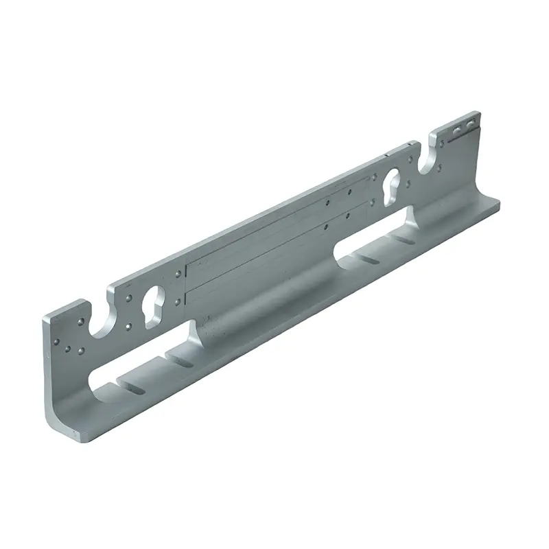 ODM Aluminum part (hanging kit closing type) for metro train door- CNC machining part in 6063-T6 Alloy with glass sand blasting and clear anodize Suppliers, Pricelist