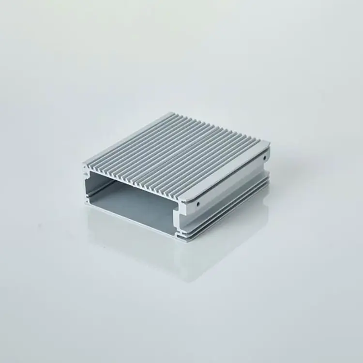 OEM 6063-T5 Matt Silver Aluminum Heat sink Case Customized for Active Noise Cancellation And Automotive Acoustic System Pricelist, Quotes
