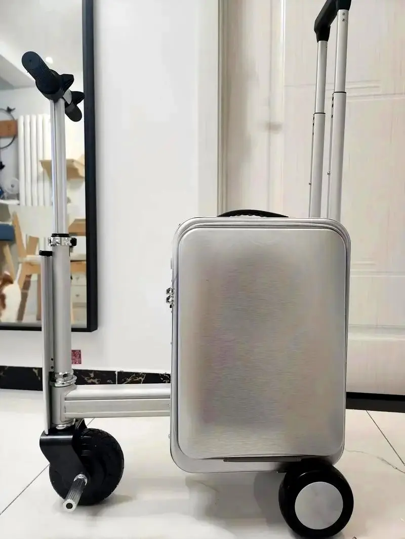 Aluminum part for stylish electric self-walking luggage