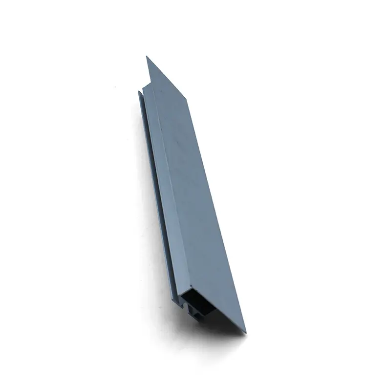 OEM Aluminum frames for kitchen cabinet door in 6063_T5 alloy with wings and brush & anodize finish Supplier, Factories