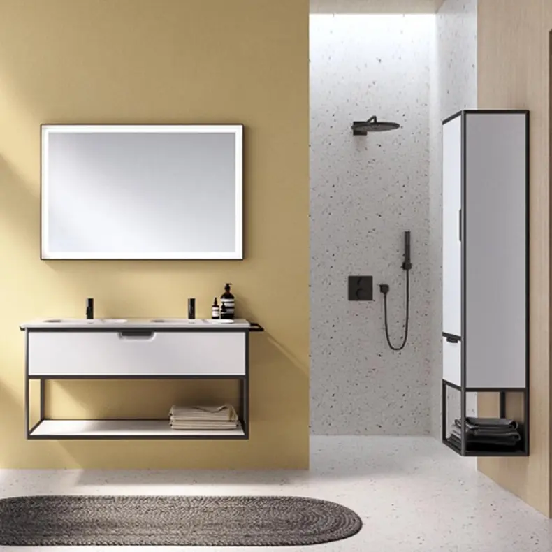 Aluminum shelf frame (1)