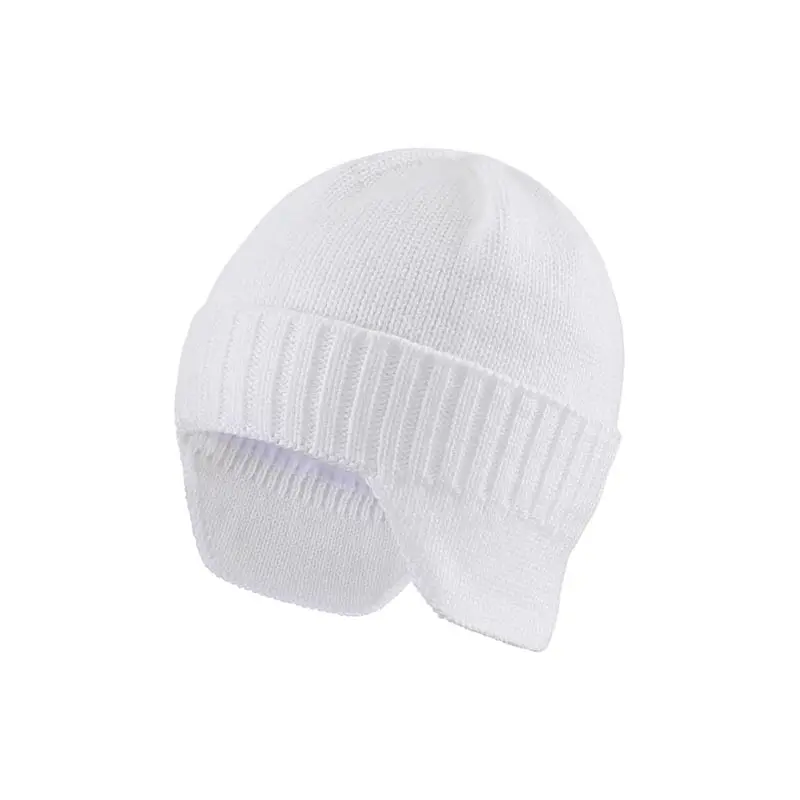 Winter Fleece Line Beanie with Earflap for Men Women (1)