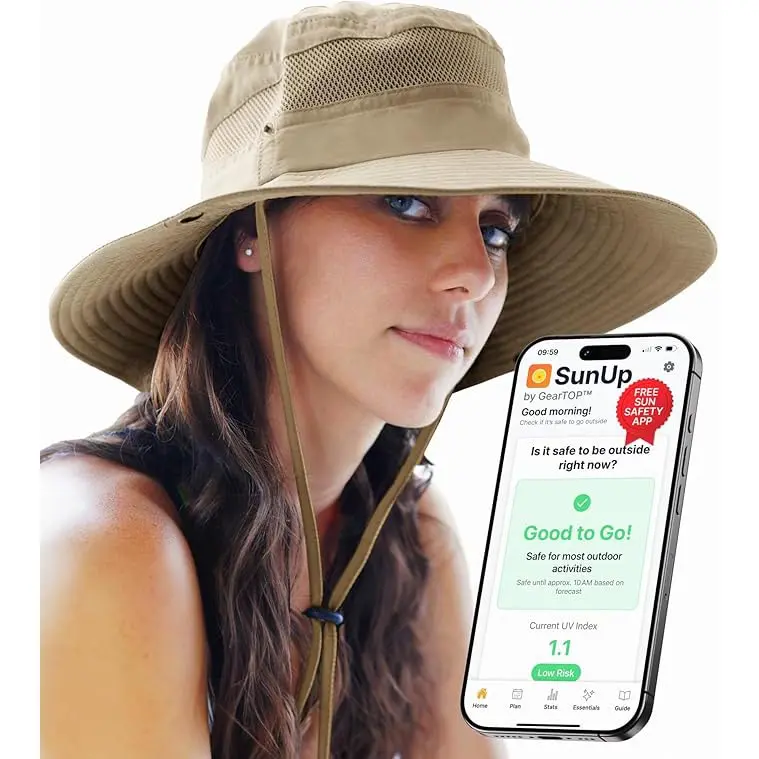 GearTOP Safari Hat for Men Sun Hats for Women (3)