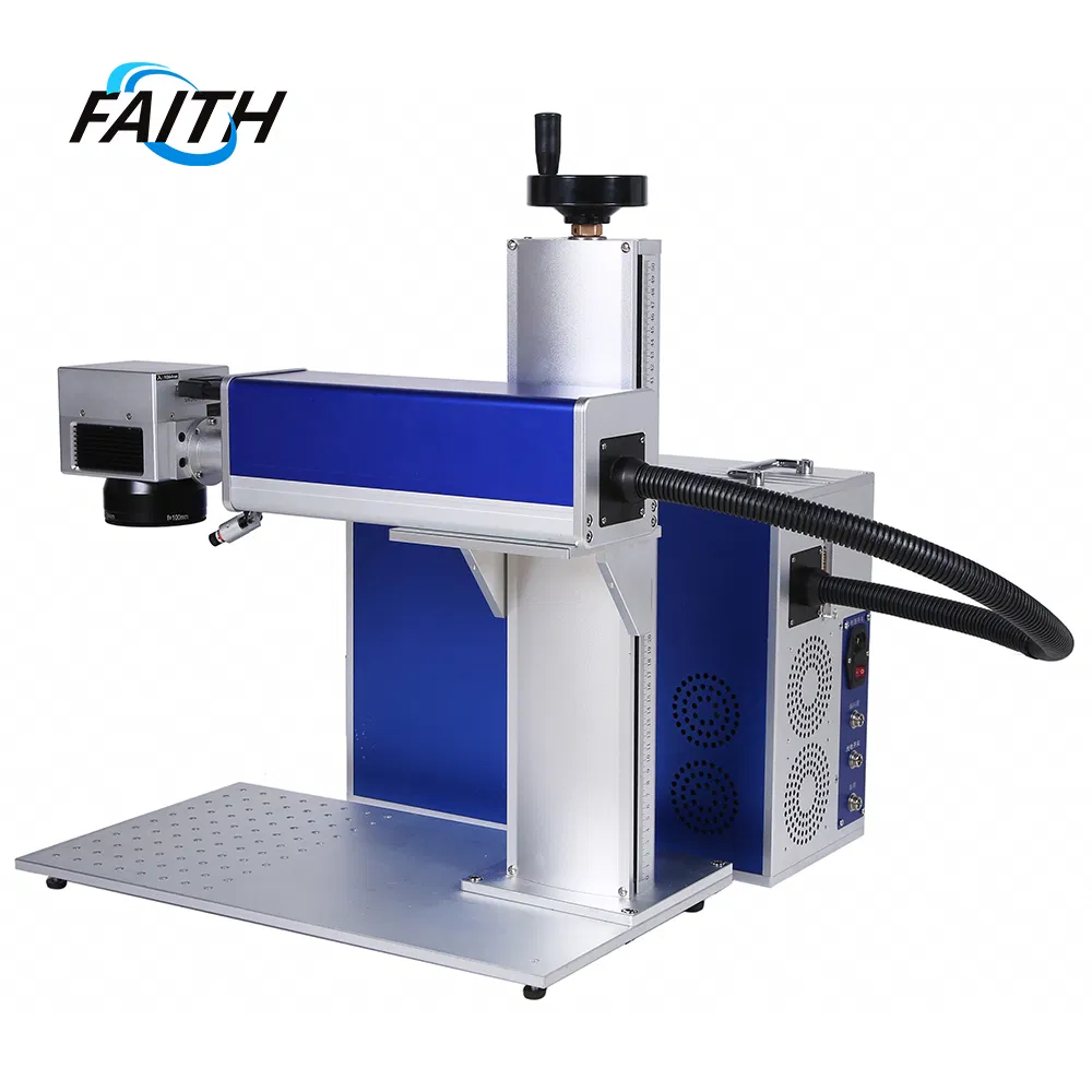 Faith Factory Supply Fiber/UV/CO2 Laser Marking Machine Batch Code Number Character Date Qr Code Aluminium Stainless Steel Auto Parts Laser Marking