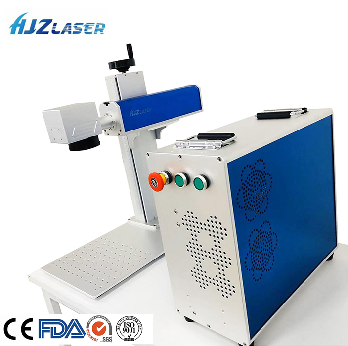 Ear Tag Seal Fiber Laser Marking Equipment for Bearings Metal with Cheap Discount Price
