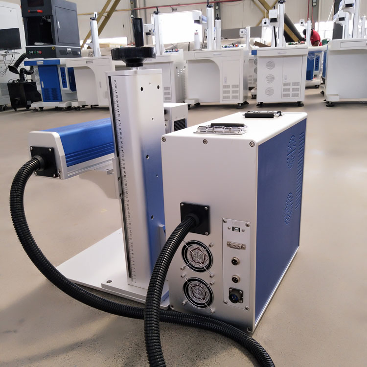 Portable 2.5D Metal Deep Engraving Fiber Laser Marking Machine with Fast Delivery
