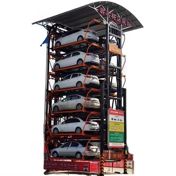 Smart Rotary Parking System for Car Storage Multilevel Car Parking System