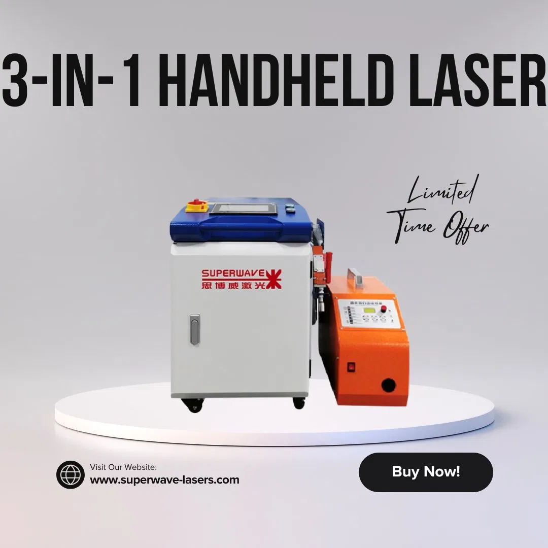 3-in-1 Handheld Laser Welding &amp; Cleaning Equipment for on-Site Welding, Cutting, Cleaning Price