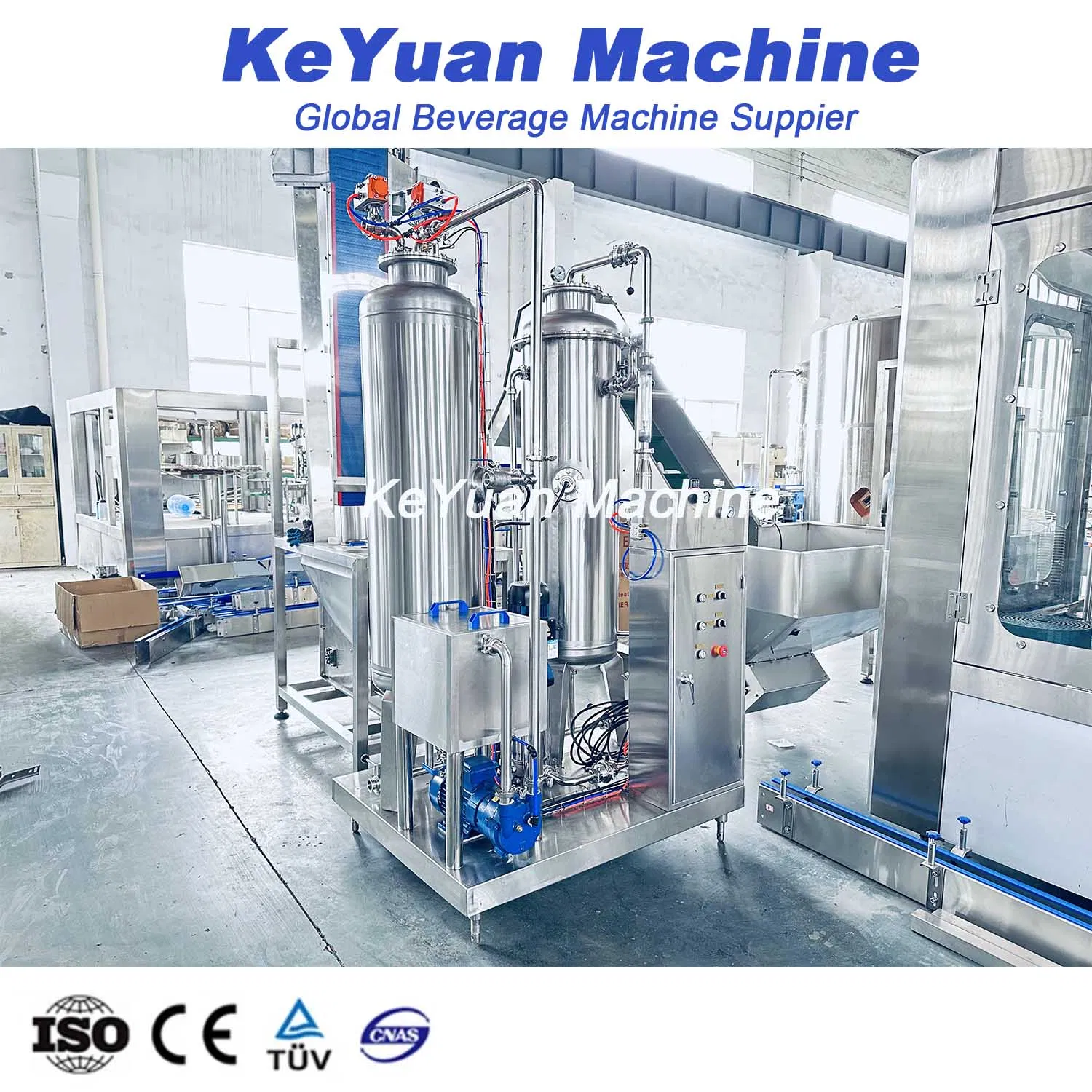 Factory Price Customized Beverage Processing Machine (Sterilizer, Mixing Tank System, etc.)