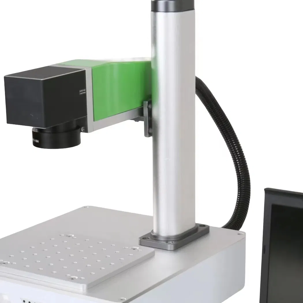 Ra Small Laser Marking Equipment for Engraving Plastic/Glass Frame/Titanium/Alloy/Galvanized Sheet