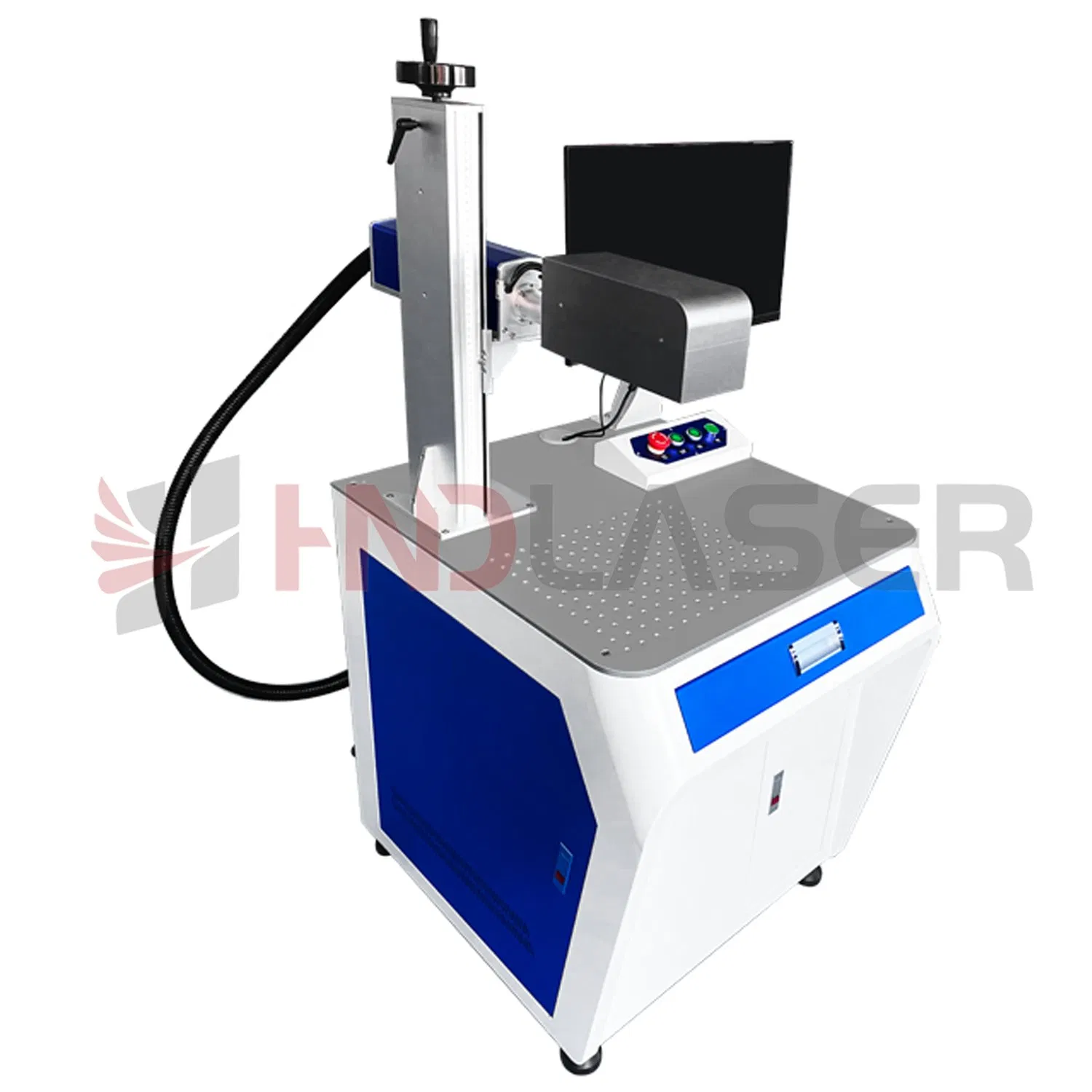 30W 50W 60W 100W 3D CNC Portable Mopa Engraver Fiber Laser Marking Cutting Machine Factory Price for Stone Metal Aluminum Glass Gold Jewelry Deep Engraving