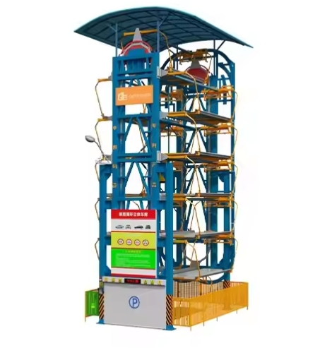 Smart Rotary Parking System for Car Storage Multilevel Car Parking System