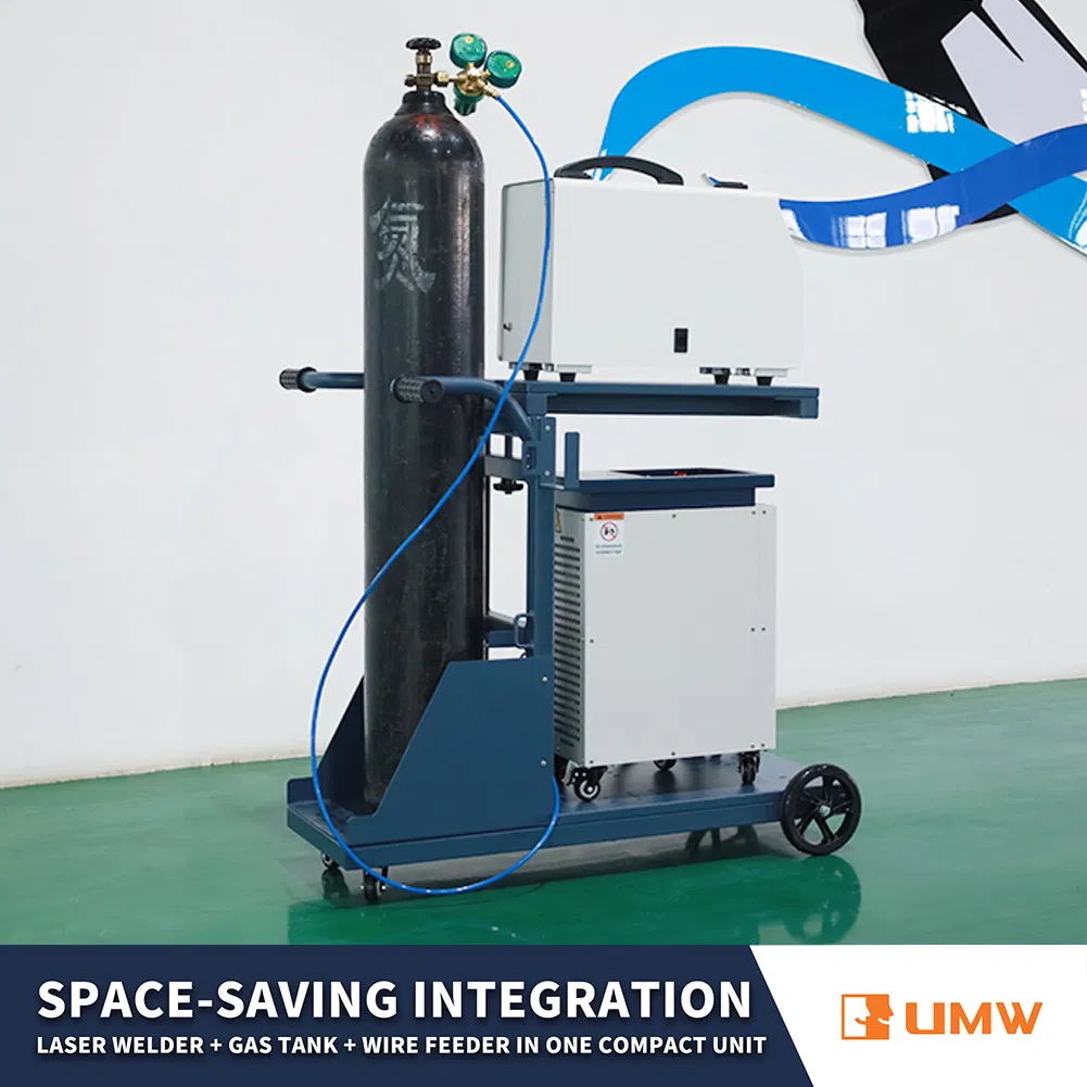 High-Power 1500W Portable Laser Welding System with Cart